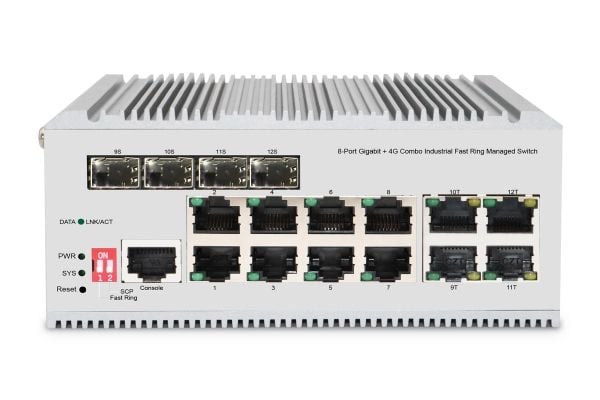 Digitus DN-651145, Hallittu, L2, Gigabit Ethernet (10/100/1000), Täysin kaksipuolinen