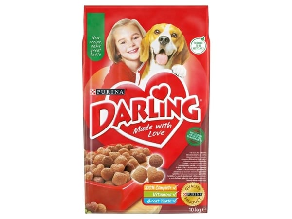 Purina Darling, Aikuinen (eläin), Kaikki rodut, Pihvi, Kasvikset, 10kg