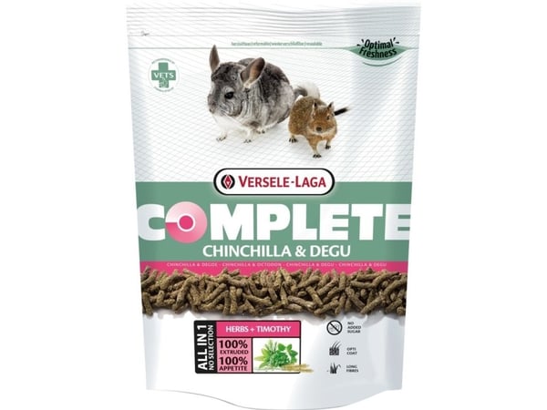 VERSELE LAGA Complete Chinchilla Degu - foder till marsvin och chinchilla - 8 kg