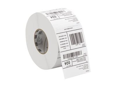Zebra Z-Select 2000T - Papper - matt - permanent akrylhäftning - bestruken ovansida - 139 mikron - vit - 102 x 152 mm 1000 etikett (er) (1 rulle/ru...