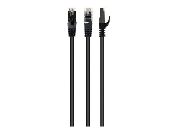 Cablexpert - Kablage - RJ-45 (hann) til RJ-45 (hann) - 25 cm - SFTP - CAT 6a - halogenfri, formet - svart