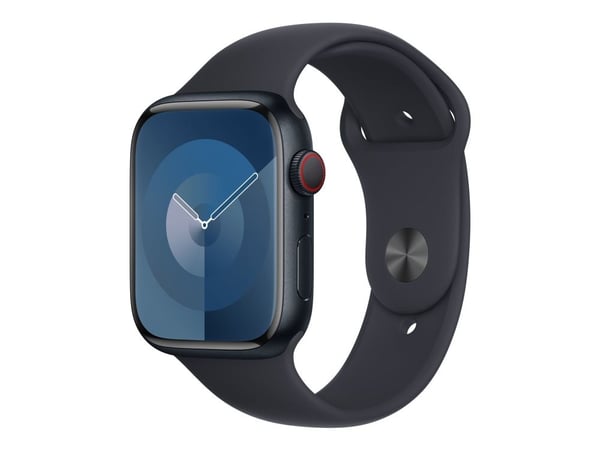 Apple - Bånd for smart armbåndsur - 45 mm - S/M-størrelse - midnatt