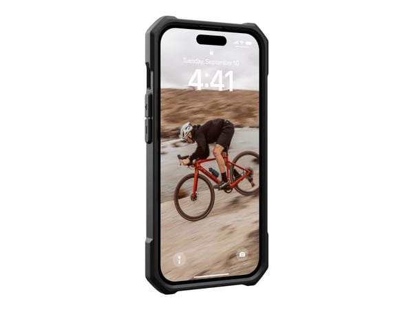 UAG Rugged Case for Apple iPhone 15 [6.1-inch] - Essential Armor Black - Baksidesskydd för mobiltelefon - MagSafe-kompatibilitet - svart - för Appl...