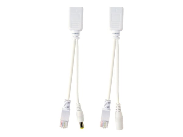 Cablexpert - Strøm over Ethernet (PoE) kabelsett - UTP - passiv, formstøpt