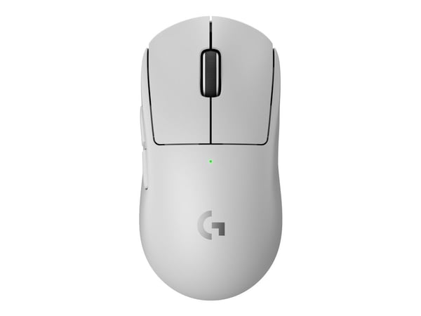 Logitech G PRO X SUPERLIGHT 2 - Mus - gaming - optisk - 5 knapper - trådløs - 2.4 GHz - USB Logitech LIGHTSPEED-mottaker - hvit