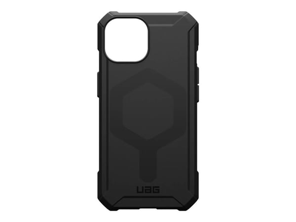 UAG Rugged Case for Apple iPhone 15 [6.1-inch] - Essential Armor Black - Baksidesskydd för mobiltelefon - MagSafe-kompatibilitet - svart - för Appl...