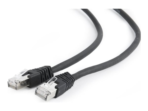 Cablexpert - Kablage - RJ-45 (hann) til RJ-45 (hann) - 25 cm - SFTP - CAT 6a - halogenfri, formet - svart