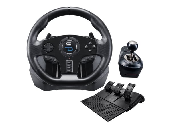 Superdrive GS850-X - Sett for hjul, pedaler og girskiftehevarm - kablet - for Sony PlayStation 4, Microsoft Xbox Series X, Microsoft Xbox Series S,...