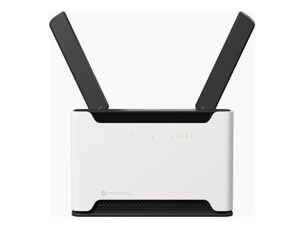 MikroTik Chateau LTE18 - Trådløs ruter 5-port svitsj - 1GbE, 2.5GbE - Wi-Fi 5, Wi-Fi 6 - Dobbeltbånd