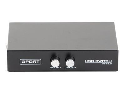 Gembird DSU-21 - USB-periferdelesvitsj - 2 x USB - stasjonær