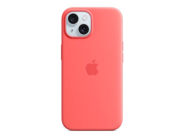Apple Original iPhone 15 Silicone Case mit MagSafe - Guave