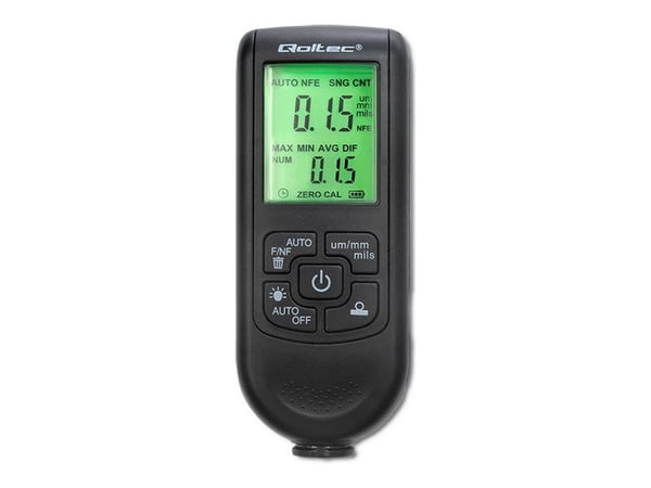 Qoltec - Thickness gauge - akrylonitril-butadien-styren (ABS) - svart