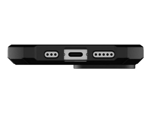 UAG Rugged Case for Apple iPhone 15 [6.1-inch] - Essential Armor Black - Baksidesskydd för mobiltelefon - MagSafe-kompatibilitet - svart - för Appl...
