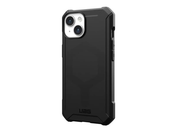 UAG Rugged Case for Apple iPhone 15 [6.1-inch] - Essential Armor Black - Baksidesskydd för mobiltelefon - MagSafe-kompatibilitet - svart - för Appl...