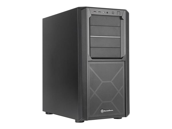SilverStone Seta D1 - Mid tower - SSI CEB - ingen strömförsörjning (ATX / PS/2) - USB/ljud