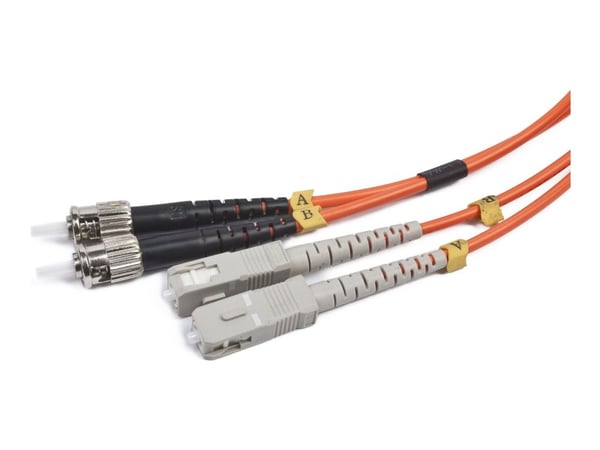 Gembird CFO-STSC-OM2-5M - Nettverkskabel - SC flermodus (hann) til ST flermodus (hann) - 5 m - fiberoptisk - 50 / 125 mikroner - OM2