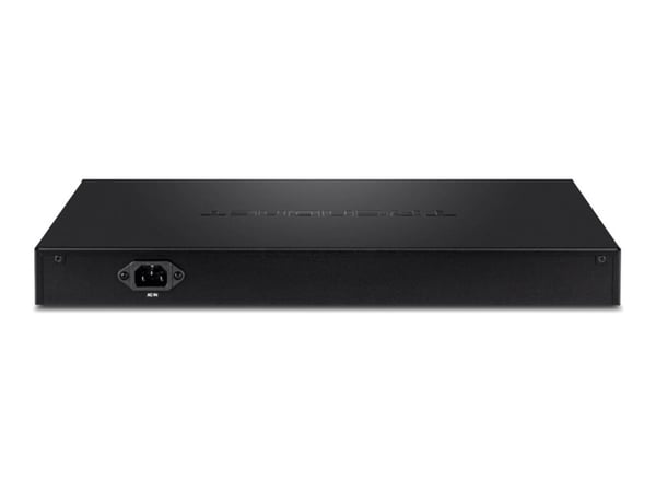 TRENDnet TPE 5240WS - Switch - smart - 48 x 10/100/1000 (PoE+) + 4 x kombo-Gigabit SFP - rackmonterbar, stasjonær - PoE+ (370 W) - AC 100 - 240 V -...