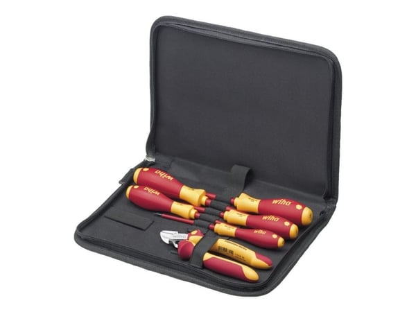 Wiha 9300 - Verktøyssett - 7 deler - isolert - inn pouch