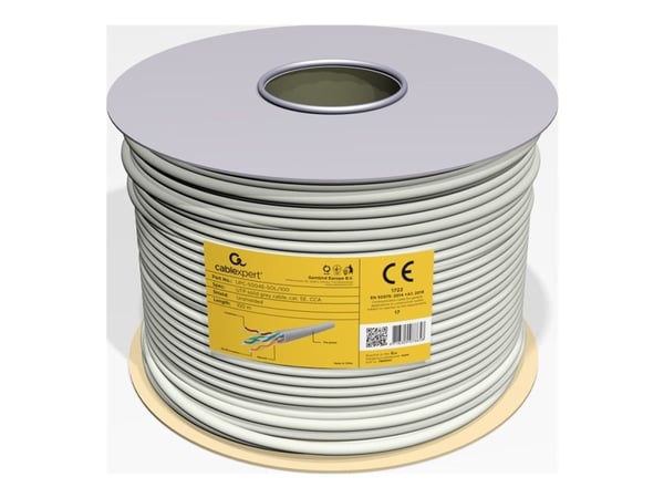 Gembird - Bulkkabel - 100 m - UTP - CAT 5e - solid - grå