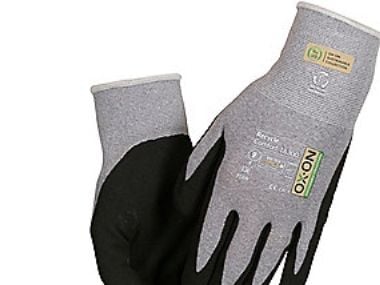 OX-ON flexhandske str. 9 - Comfort 16300 Recycle, slidstærk m/sandy nitril belægning
