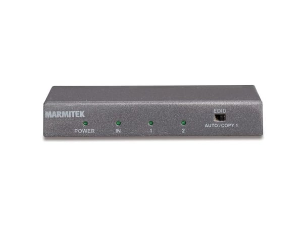 Marmitek Split 612 UHD 2.0, HDMI, 2x HDMI, 1x HDMI, 4096 x 2160 piksler, Grå, 36 bit