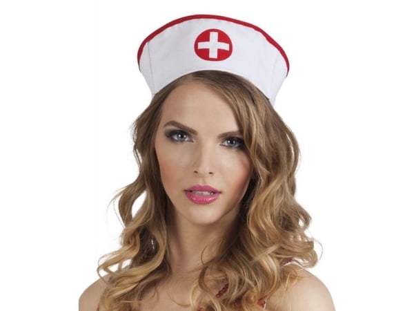 Boland 01380, Fancy dress cap, Voksen, Hunkjønn, Polyester, Rød, Hvit, 30 g