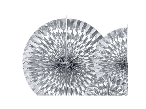 Dekorativa rosetter, silver