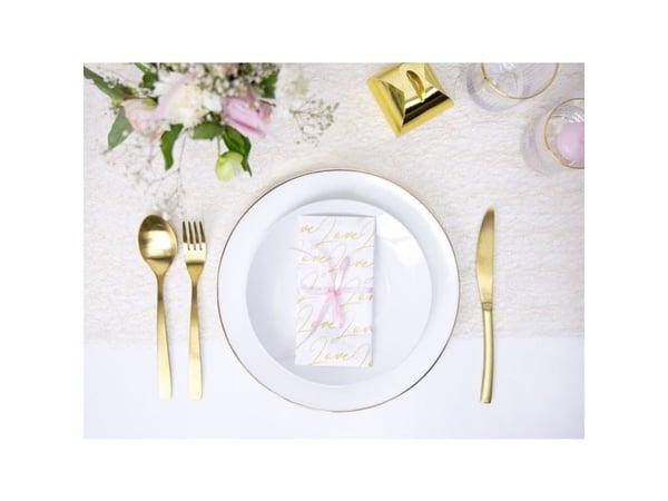PartyDeco SF1-36-019ME-KARTON, Gull, Abstract pattern, Stoff, 9 m, 360 mm, 24 stykker