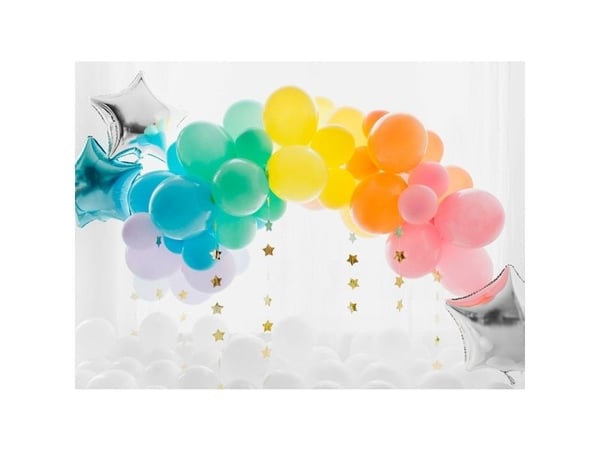 Partydeco girlang stjärnor guld - 360 cm - 1 st universell