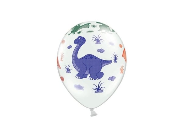 Party Deco ballonger dinosaurer mix 30 cm 6 st