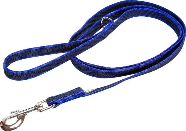 Julius-K9 K9 C&G line, blå/grå 20mm/1,8m m/håndt