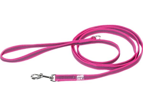Julius-K9 K9 K9 C&amp;G siima,vaaleanpunainen/harmaa,14mm/2m,w/handle,max 30kg