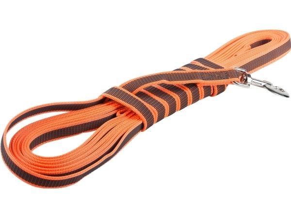 Julius-K9 K9 C&amp;G line,oransje/grå,20mm/10m,m/håndtak,maks 50kg