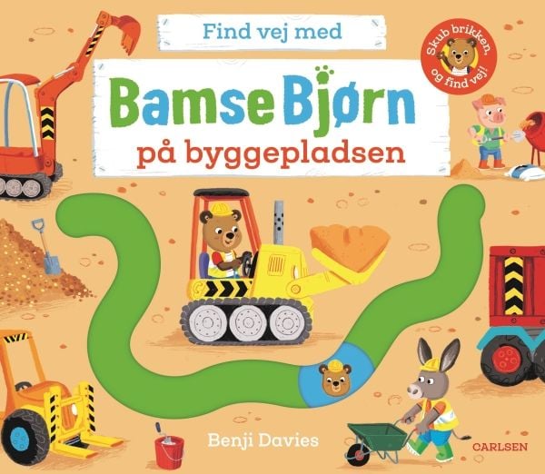 Finn vei med Bamse Bjørn: På byggeplassen | Benji Davies | Språk: Dansk