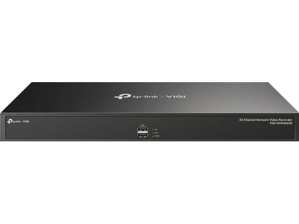 TP-Link VIGI NVR4032H, 32 kanaler, 3840 x 2160 piksler, 16 kanaler, 720p, 1080p, 3840 x 2160, 1920 x 1080, 1680 x 1050, 1440 x 900, 1280 x 1024, 12...