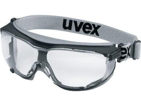 uvex - Vernebriller - skygge: 2C-1.2 W 1 FTKN CE - klar linse - polypropylen - svart og grå