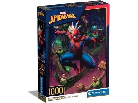 Clementoni Marvel Spiderman, 1000 stykker, Fjernsyn/ filmer, 10 år