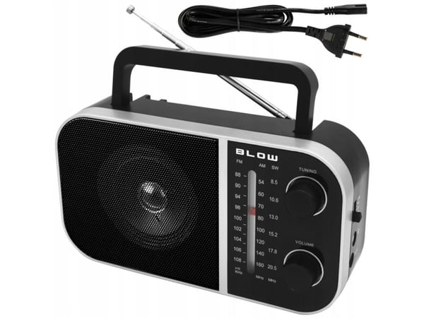 AM/FM RA6 bærbar analog radio