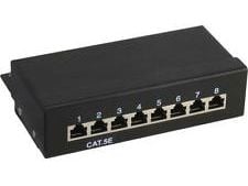 EFB Elektronik 37650.2, RJ-45, Cat5e, Hvit, 162 x 44,5 x 112 mm, 162 mm, 112 mm