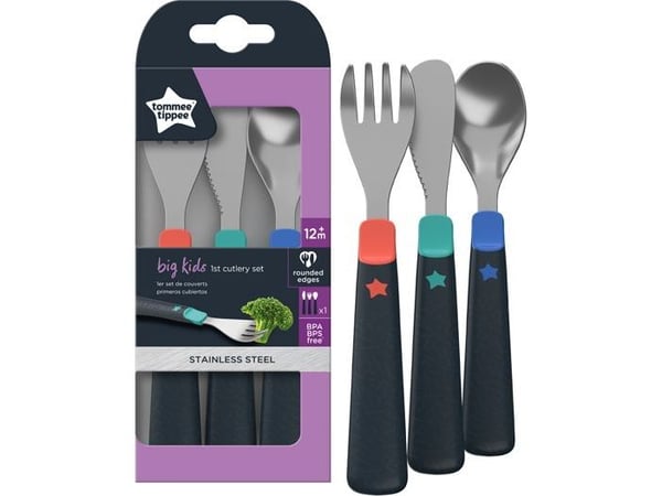 TOMMEE TIPPEE bestikksett i metall til store barn, mix, 44718710