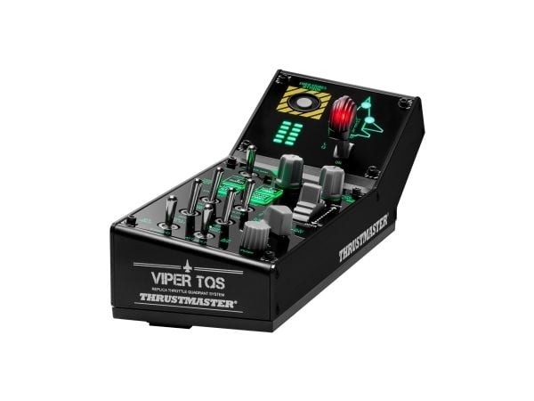 Thrustmaster VIPER Panel, Ohjain + moottorin ohjausvipu, PC, Langallinen, USB, Musta, Kaapeli