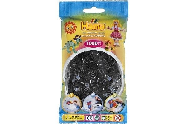 Hama midi-helmet mustat (1000 kpl) - nro 207-18