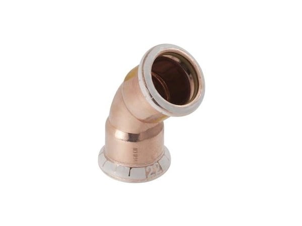 Bøjning cug 45gr 22mm mf/mf t/gas