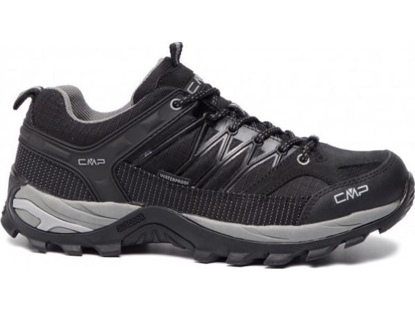 Miesten CMP Rigel Low Trekking Shoe Wp Nero/Grey r. 41 (3Q54457-73UC)