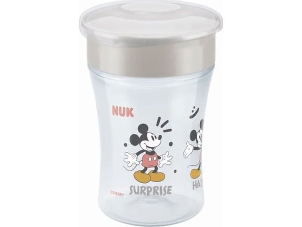 NUK Disney Mikke Mus Magic Cup 230ml - Enkeltbilde - 0,23L - Grå - Polypropylen - Beger - Forfriskende drinker