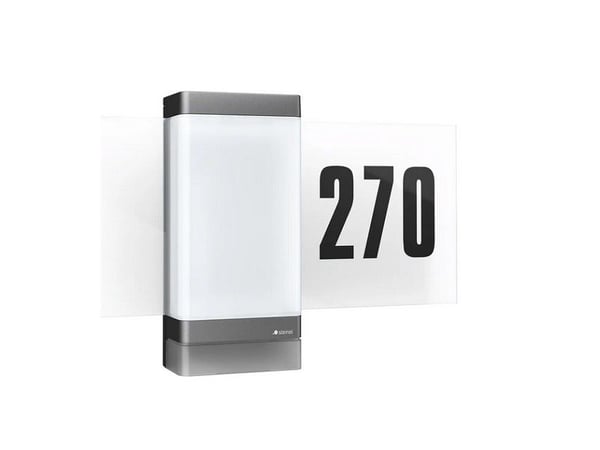 Steinel LED-nummerplate med bevegelses- og skumringssensor samt Bluetooth L270 digi SC