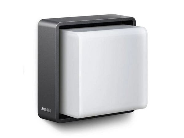STEINEL L 845 SC, Väggbelysning för utomhusbruk, Antracit, Gjuten aluminium, Plast, IP44, Entré, Fasad, Trädgårdsgång, I