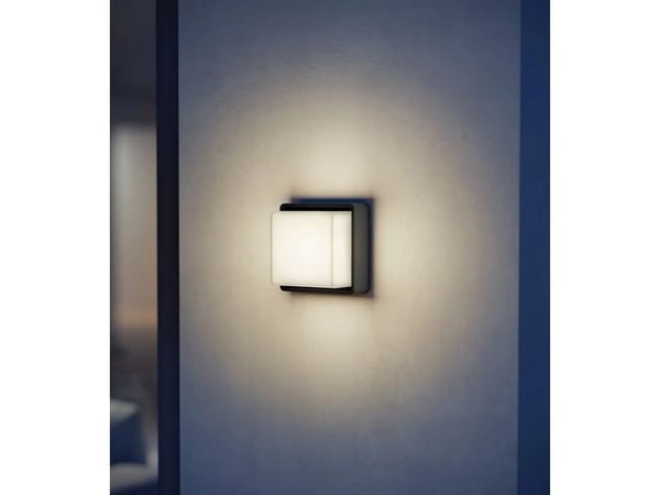 STEINEL L 845 SC, Väggbelysning för utomhusbruk, Antracit, Gjuten aluminium, Plast, IP44, Entré, Fasad, Trädgårdsgång, I