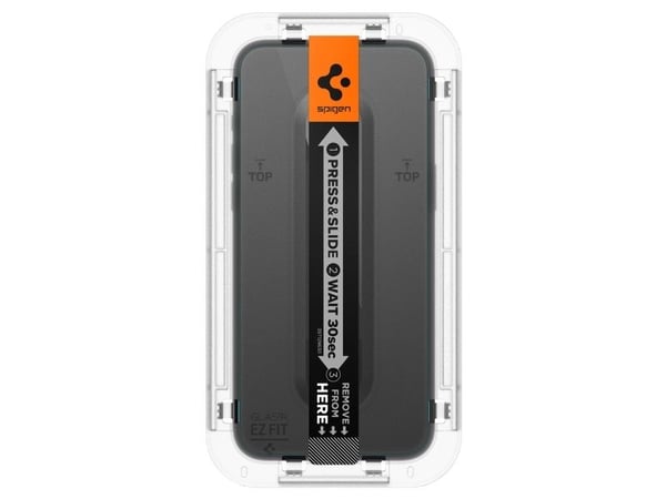 Spigen Glas.TR iPhone 15 Pro 6.1" "EZ FIT" 2 kpl kirkas karkaistu lasi AGL06892