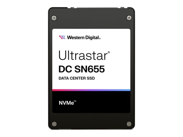WD Ultrastar DC SN655 WUS5EA138ESP7E3 - SSD - 3.84 TB - intern - 2.5" - U.3 PCIe 4.0 (NVMe)